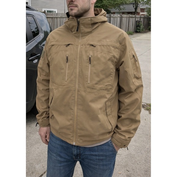 5.11 Tactical Other - 5.11 Tactical Sabre 2.0 Jacket Coyote Tan Khaki Men's Size XL Full Zip No Hood